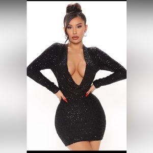 Fashion Nova Sequin Mini Dress